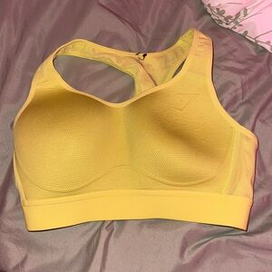 gym shark neon sports bra
